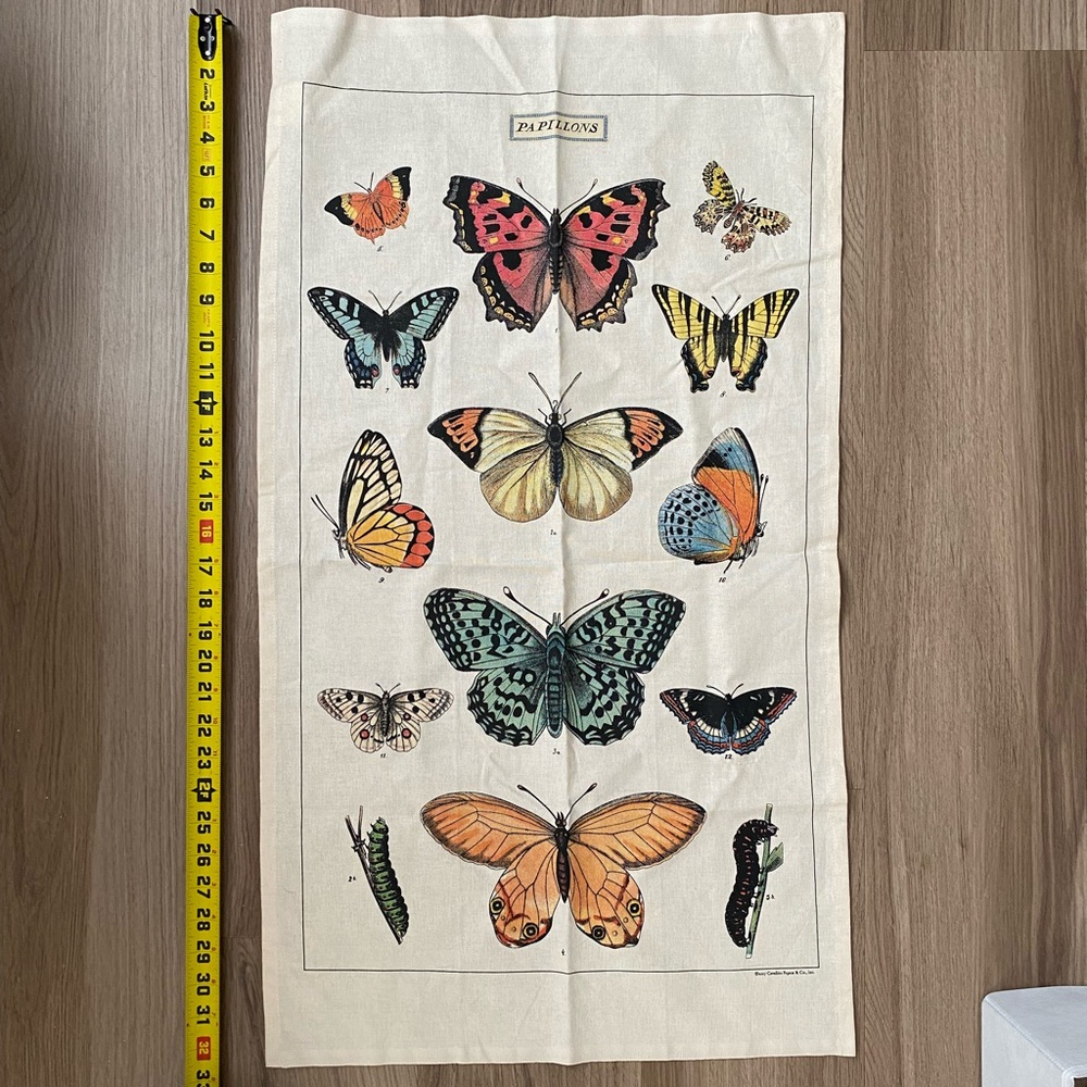 Papillon Tea Towel / Tapestry